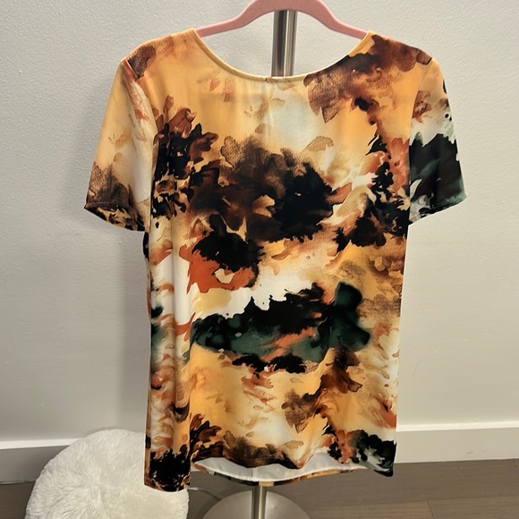 Lulus Short Dress Floral/ Tie Dye Mini - Picture 2 of 5